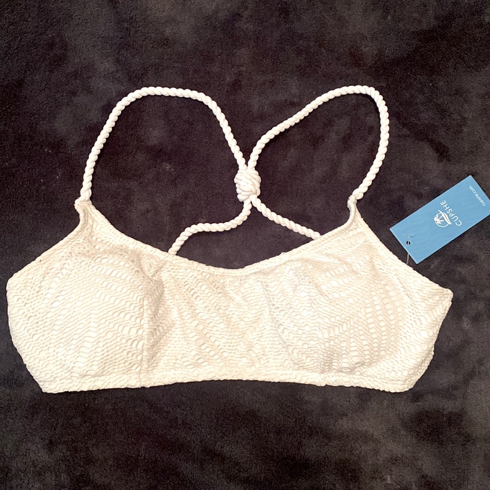 NWT CUPSHE Eridian Geometry Cross Back Bralette - Size Small